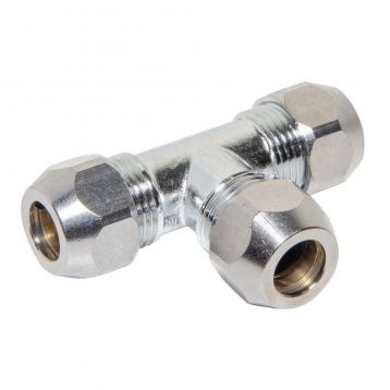 Трійник хром VA Albertoni srl Ø10 (G02540)