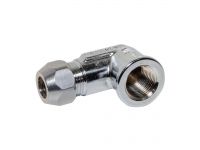 Коліно хром VA Albertoni srl Ø10 х 3/8" В (G02535)