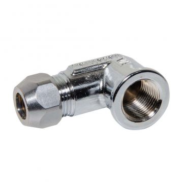 Коліно хром VA Albertoni srl Ø10 х 3/8" В (G02535)