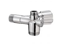 Кран с фильтром и зверь. клапаном двойной угловой VA Albertoni srl Ø1/2" х 3/8" х 3/4" (D912285SD)