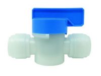 Кульовий кран Ø3/8" Polyacetal (HBVU3/8-3/8W) CDC Fluidtech Europe S.r.l.