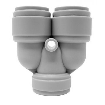 Трійник Ø1/4" Y-подібний Polyacetal (HUY1/4-1/4G) CDC Fluidtech Europe S.r.l.