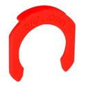 Фіксуюча скоба CDC Fluidtech Europe S.r.l. Ø1/2" червона Polyacetal (HCP12-1/2RD)