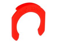 Фіксуюча скоба Ø1/4" червона Polyacetal (HCP06-1/4RD) CDC Fluidtech Europe S.r.l.