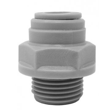 Перехідник Ø1/4" (трубка) х Ø1/2" ЗР Polyacetal (HPC1/4-N04G) CDC Fluidtech Europe S.r.l