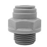 Перехідник Ø1/4" (трубка) х Ø1/2" ЗР Polyacetal (HPC1/4-N04G) CDC Fluidtech Europe S.r.l