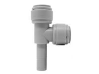 Абзац-трійник Ø1/4" (трубка) х Ø1/4" (трубка) х Ø1/4" (абзац) Polyacetal (HSJ1/4-1/4G)