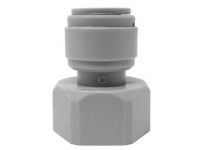Перехідник в комплекті зі скобою Ø3/8" (трубка) х Ø1/2" BР Polyacetal CDC Fluidtech Europe S.r.l