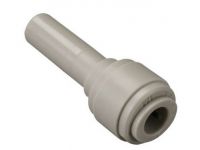 Редукційна абзац-муфта в комплекті зі скобою 3В Ø3/8" (фітінг) х Ø1/4"(трубка) Polyacetal