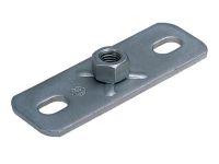 Mupro Підп'ятник (фронтальна плита) варіант №2 M16 (120 x 40 x 4) оцинкований (112463)