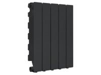 Радіатор опалення алюмінієвий (12 секцій) BLITZ SUPER B4 BLACK COFFEE чорний 350/100 16 атм