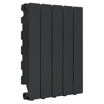 Радіатор опалення алюмінієвий (12 секцій) BLITZ SUPER B4 BLACK COFFEE чорний 350/100 16 атм