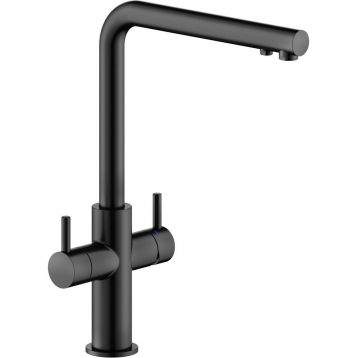 KITCHEN Змішувач для кухні AQ93823/3VBM (Velvet black) з підключенням фільтру NOBILI