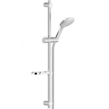 Душовий набір CHROME (стійка + лійка 3 поз. + шланг) AD140/63CR NOBILI