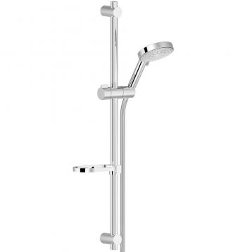 Душовий набір CHROME (стійка + лійка 3 поз. + шланг) AD140/62CR NOBILI