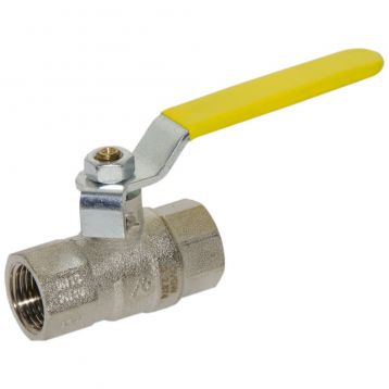 79500104 Кран газовий кульовий MISSUORI GAS Ø1/2" ВВ сталева ручка Idrosanitaria Bonomi