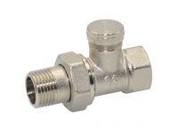 56040404 Кран радіаторний відсікаючий Ø1/2" прямий PN10 +95°C Idrosanitaria Bonomi