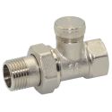 Кран радиаторный отсекающий Ø1/2" прямой PN10 +95°C Idrosanitaria Bonomi (56040404)