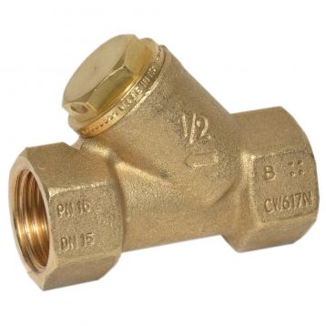 19050004F Фільтр магістральний Ø1/2" з вушком для пломбування PN16 0/+95°C Idrosanitaria Bonomi