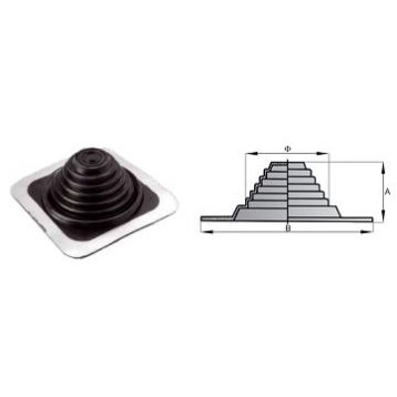 Фланець гумовий Ø50÷110 Capricorn S.A. (9-2400-050-00-06-00)