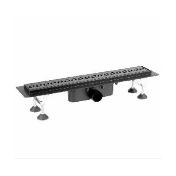 9-2971-700-30-35-12 Трап-лоток с гидроизолом. душ. BLACK Aqua Ambient Ø50 L700 мм Capricorn S.A (9-2971-700-30-35-10)