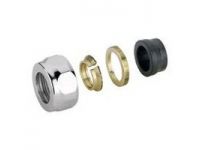 Carlo Poletti Гайка для мідної труби Ø15 мм x 24-19 ХРОМ (A30604CB)