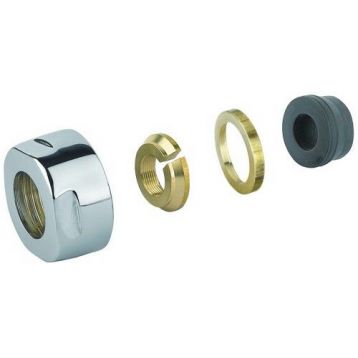 Carlo Poletti Гайка для мідної труби Ø16 мм x 3/4" EK ХРОМ (A33110BEK)