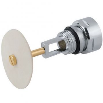 Carlo Poletti Штуцер-дивертер для крану ХРОМ Ø1/2" x 40 мм x 3/4" (A54910B)