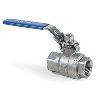 B3.622 Кран шаровой Ø1/2" ВВ (нержавейка AISI 316) PN63 -25/+180 °C Brandoni S.p.A. (B3.622I015XFVPB0)