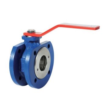 B1.000 Фланцевий кульовий кран WAFER (високоміцн. чавун) NBR -10/+100°C DN100 Brandoni S.p.A. (B1.000I100L16CN)