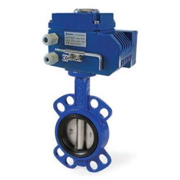 J9.100 + AOX Защелка DN150 + электропривод AOX 015 220 V 50-60 Hz IP 67 Brandoni S.p.A. (J9.100150E16C)