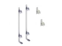 Комплект швидкого безпечного кріплення радіатора (вище 1000 мм) RAL9010 Cordivari srl (5102000000444)