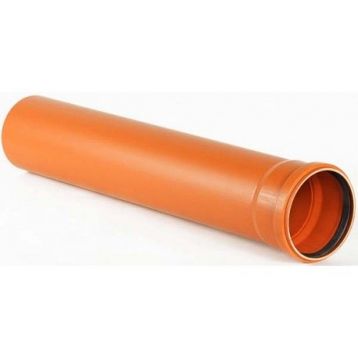 Труба для зовнішньої каналізації SN4 Ø250 x 6,2 мм L3000 мм PVC Valrom Україна (CA000525003П)