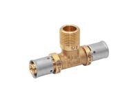PEXAL BRASS Трійник (прес) Ø20 (2,5) х 3/4" З х 20 (2,5) Valsir S.p.A. (VS0131215)