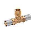 Трійник PEXAL BRASS (прес) Ø32 (3,0) х 3/4" З х 32 (3,0) Valsir S.p.A. (VS0131220)