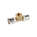 Трійник PEXAL BRASS (прес) Ø26 (3,0) х 1/2" В х 20 (2,5) Valsir S.p.A. (VS0131319)