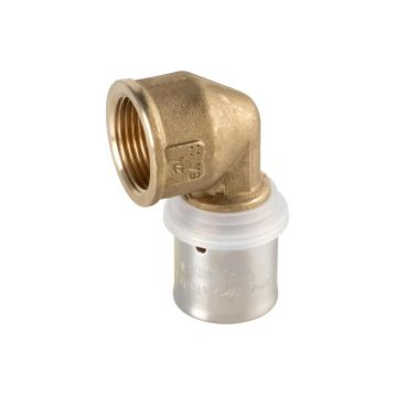 PEXAL BRASS Колено (пресс) Ø40 (3,5) x 1 1/2" В Valsir S.p.A. (VS0130929)