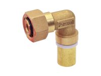 PEXAL BRASS Сборной элемент угловой (пресс) Ø16 (2,25) х 1/2" В Valsir S.p.A. (VS0131655)