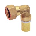 Збірний елемент кутовий PEXAL BRASS (прес) Ø20 (2,5) х 3/4" В Valsir S.p.A. (VS0131663)