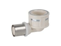 BRAVO PRESS PPSU Коліно d20 (2,0) х 1/2" ВР Valsir S.p.A. (VS0150621 / VS0152621)