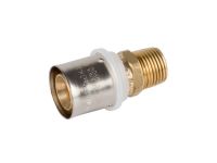 PEXAL BRASS Перехідник (прес) Ø20 (2,5) х 1/2" З Valsir S.p.A. (VS0170223)
