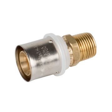 PEXAL BRASS Перехідник (прес) Ø26 (3,0) х 1/2" З Valsir S.p.A. (VS0170233)