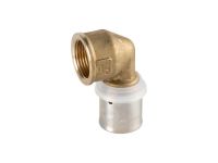 PEXAL BRASS Коліно (прес) Ø20 (2,5) x 1/2" В Valsir S.p.A. (VS0170623)