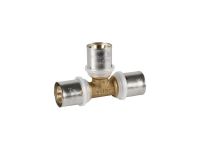 PEXAL BRASS Тройник (пресс) Ø16 (2,25) Valsir S.p.A. (VS0170705)