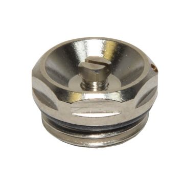 Кран повітровідвідний ручний ХРОМ Ø1/2" (ущільнення EPDM) Marvit Spa