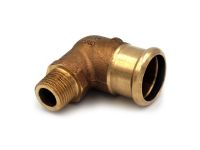 Колено бронзовое под пресс 697 Ø15 х 1/2" С AESPRES® RM (697102015)