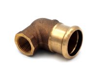 Колено бронзовое под пресс 698 Ø22 х 1/2" В AESPRES® RM (698102022)