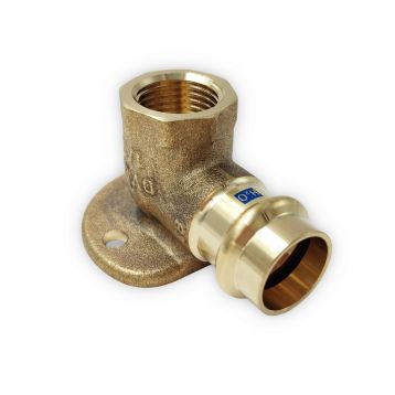 Коліно латунне настінне під прес 685U Ø15 х 1/2" В AESPRES UNIKO® RM (685102015U)