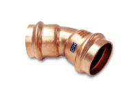 Колено медное под пресс 681/450U Ø15 45° ВВ AESPRES UNIKO® RM (681015450U)