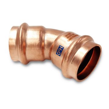 Колено медное под пресс 681/450U Ø28 45° ВВ AESPRES UNIKO® RM (681028450U)